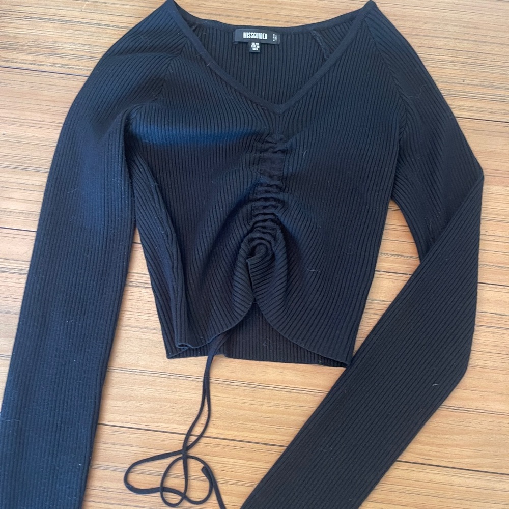 Missguided crop top, worn twice, like new